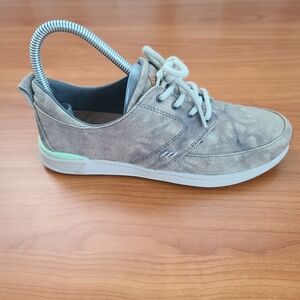 Reef‎ Rover Low TX Women’s Shoes Size 7 – Gray Camo Comfort Sneakers